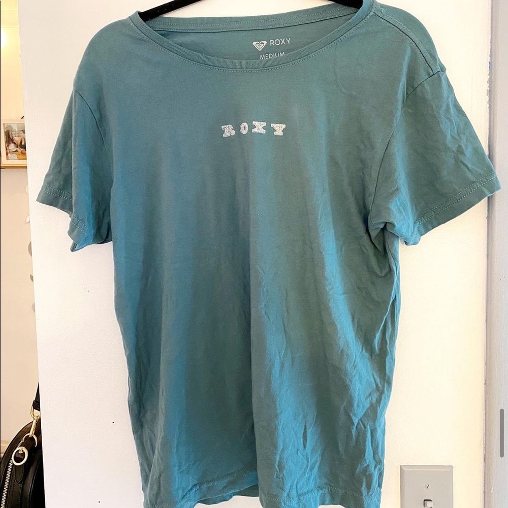Blue graphic tee